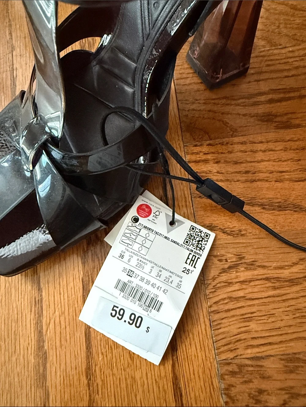 Zara NWT Women’s Brown Heel